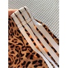 image:imageGORGLITTER Womens Leopard Pants Cheetah Print Wide Leg High Waisted Sweatpants Baggy Striped Joggers TrousersBrown