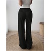 image:imageGORGLITTER Womens Low Rise Baggy Pants Wide Leg Sweatpants Lightweight Y2k Joggers Trousers Streerwear 2000s PantsBlack Graphic