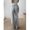 image:imageGORGLITTER Womens Low Rise Baggy Pants Wide Leg Sweatpants Lightweight Y2k Joggers Trousers Streerwear 2000s PantsGrey