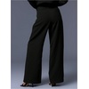 image:imageGORGLITTER Womens Low Rise Dress Pants Dressy Low Waisted Wide Leg Straight Business Work Trousers Slacks Pants BottomsBlack