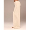 image:imageGORGLITTER Womens Low Rise Dress Pants Dressy Low Waisted Wide Leg Straight Business Work Trousers Slacks Pants BottomsCream