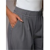 image:imageGORGLITTER Womens Low Rise Dress Pants Wide Leg Trousers Business Casual Work Dressy Low Waisted Straight Slacks PantsGrey