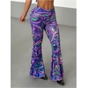 image:imageGORGLITTER Womens Neon Rave Pants Flared Leggings Bell Bottom Y2k 70s Festival Outfit Cute Hippie Disco TrousersMulti Neon