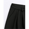 image:imageGORGLITTER Womens Pleated High Waisted Dress Pants Trousers Dressy Casual Wide Leg Business Casual Slacks Work PantsBlack