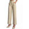 image:imageGORGLITTER Womens Pleated High Waisted Dress Pants Trousers Dressy Wide Leg Straight Business Casual Work Slacks PantsBeige