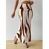 image:imageGORGLITTER Womens Ruched Bodycon Maxi Skirt High Waisted Fishtail Pencil Long Winter Skirts Fall Trendy 2025Coffee Brown