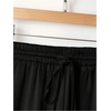 image:imageGORGLITTER Womens Satin Wide Leg Pants Drawstring Waist Baggy Business Casual Flowy Trousers Quiet Luxury ClothesBlack Solid
