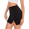 image:imageWomens Split Hem Short Skirt High Waisted Bodycon Mini Skirts