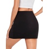 image:imageWomens Split Hem Short Skirt High Waisted Bodycon Mini Skirts