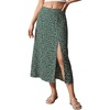 image:imageGORGLITTER Womens Boho Floral Bodycon Midi Skirt with Slit Casual Trendy High Waisted Flowy Side Split Maxi Long Skirts