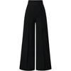 image:imageGORGLITTER Womens Elastic Wide Leg Palazzo Pants High Waisted Stretchy Front Seam Business Casual PantsBlack