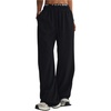 image:imageGORGLITTER Womens Stacked Baggy Sweatpants Y2K Fall Wide Leg High Waist Jogger Travel Yoga Workout Sweat PantsBlack