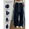 image:imageGORGLITTER Womens Barrel Sweatpants Y2K Elastic Waist Baggy Sweats Lightweight Oversized Trousers PantsBlue