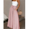 image:imageGORGLITTER Womens Wide Leg Flowy Palazzo Pants Paperbag Waist Trousers with Pockets