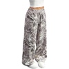 image:imageGORGLITTER Womens Camo Baggy Cargo Sweatpants Joggers Camouflage Straight Leg Sweat Pants Street WearGrey Camo