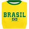 image:imageGORGLITTER Womens Brazil Crop Top Y2K Graphic Short Sleeve Crew Neck T ShirtLetter Yellow