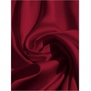image:imageGORGLITTER Womens Long Sleeve Satin Blouse Collared V Neck Button Cinched Waist Top Dressy Elegant Ruched Casual Work ShirtsBurgundy