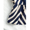image:imageGORGLITTER Womens Striped Peplum Babydoll Tops Ruffle Summer Vacation Going Out Cap Sleeve Flowy Tank Tops BlouseRoyal Blue