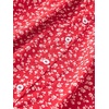 image:imageGORGLITTER Womens Floral Long Skirts Vintage Elastic High Waist Button Down Boho A Line Maxi SkirtRed