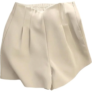 image:imageGORGLITTER Womens Dressy Dress Shorts High Waisted Wide Leg Pleated Business Casual Work Trouser Tailored Shorts