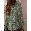 image:imageGORGLITTER Womens Western Top Blouse Dressy Casual Business Boho Cowgirl Outfits Long Sleeve Button Down Paisley ShirtGreen