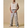 image:imageGORGLITTER Mens Gingham Plaid Cropped Shirt Button Up Sleeveless Boxy Y2K Collar Streetwear Vest TopsApricot
