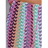 image:imageGORGLITTER Womens Boho Beach Cover Up Pants Crochet Low Rise Wide Leg Trousers Baggy Colorful Bottoms Festival OutfitsPurple Multicolor