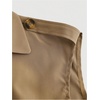 image:imageGORGLITTER Womens Cropped Short Trench Coat Casual Dressy Belted Cap Sleeve Sleeveless Vest Coats Crop Going Out JacketsKhaki