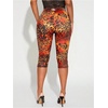 image:imageGORGLITTER Womens Leopard Capri Pants Leggings Mesh Cheetah Print Cropped Leggings 34 Length Yoga Going Out OutfitsMulticolor