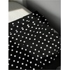 image:imageGORGLITTER Womens Polka Dots Ruffle Skirt with Shorts Low Rise Ruched Boho Flowy A Line SkortsBlack