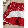 image:imageGORGLITTER Womens Polka Dots Ruffle Skirt with Shorts Low Rise Ruched Boho Flowy A Line SkortsBurgundy