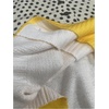 image:imageGORGLITTER Womens Polka Dots Sweater Color Block Long Sleeve Button Down Trendy CardiganWhite and Yellow