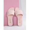 image:imageGORGLITTER Womens Rhinestone Sparkly Sandals Bling Sequin Open Toe Flat Sandals Dressy Wedding Slides ShoesPurple