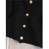 image:imageGORGLITTER Womens Short Sleeve Cardigan Sweater Trendy Fall 2025 Dressy Cute Button Up Lightweight Cable Knit CardiganBlack