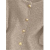 image:imageGORGLITTER Womens Short Sleeve Cardigan Sweater Trendy Fall 2025 Dressy Cute Button Up Lightweight Cable Knit CardiganKhaki