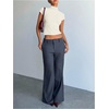 image:imageGORGLITTER Womens Short Sleeve Turtleneck Sweater Cropped Light Weight Casual Knit Tops Teacher Fall Outfits 2026White