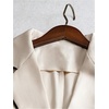 image:imageGORGLITTER Womens Sleeveless Blazer Vest Trendy Button Collared Business Casual Fall Lightweight Blazers Suit JacketWhite