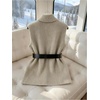 image:imageGORGLITTER Womens Sleeveless Long Cardigan Sweaters Vest Dressy Open Front Office Sweater Vest with PocketsKhaki Grey