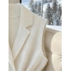 image:imageGORGLITTER Womens Sleeveless Long Cardigan Sweaters Vest Dressy Open Front Office Sweater Vest with PocketsWhite