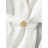 image:imageGORGLITTER Womens Wrap Tops Cardigan Sweater Casual Deep V Neck Long Sleeve Dressy Sweater Casual Going Out OutfitsWhite