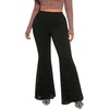 image:imageGORGLITTER Womens Plus Size Bell Bottom Pants 70s Sequin High Waist Mesh Flare Pants Disco Party Rave Outfit ClubwearBlack Sequin