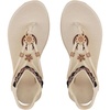 image:imageGORGLITTER Womens Trendy Flat Sandals Dressy Cute Boho Ankle Strap 2026 Floral Flip Flops Slide ShoesApricot