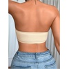 image:imageGORGLITTER Womens Front Closure Strapless Push Up Bras Seamless Wireless Bandeau BraletteApricot