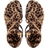 image:imageGORGLITTER Womens Leopard Print Thong Sandals Criss Cross Ankle Strappy Slides On Slip Sandals