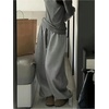 image:imageGORGLITTER Womens Baggy Sweatpants Y2k Drawstring Sweat Pants with Pockets  High Waisted Oversized Sweatpants Deep Pockets Lounging Or Casual Wear Early 2000s VibeGrey