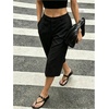 image:imageGORGLITTER Womens Bermuda Shorts Dressy Pleated Wide Leg Dress Shorts  High Waisted Summer Trouser Shorts Casual Business Office Work OutfitsIron Black Solid