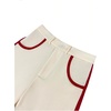 image:imageGORGLITTER Womens Pinstripe Dress Pants High Waisted Wide Leg Work Busines Casual Old Money TrousersRed
