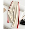 image:imageGORGLITTER Womens Pinstripe Dress Pants High Waisted Wide Leg Work Busines Casual Old Money TrousersRed