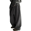 image:imageGORGLITTER Womens Baggy Sweatpants Y2k Drawstring Sweat Pants with Pockets  High Waisted Oversized Sweatpants Deep Pockets Lounging Or Casual Wear Early 2000s VibeDark Grey