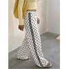 image:imageGORGLITTER Womens Cheetah Leopard Print Pants Wide Leg Low Rise Sweatpants  Animal Print Baggy Striped Trousers Flare Flowy Bottoms Y2K Rave Western Festival OutfitsApricot
